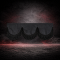 BLACK TRUCK FRONT CURTAIN - SUEDE LOOK