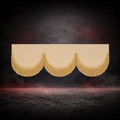 BEIGE TRUCK FRONT CURTAIN - SUEDE LOOK