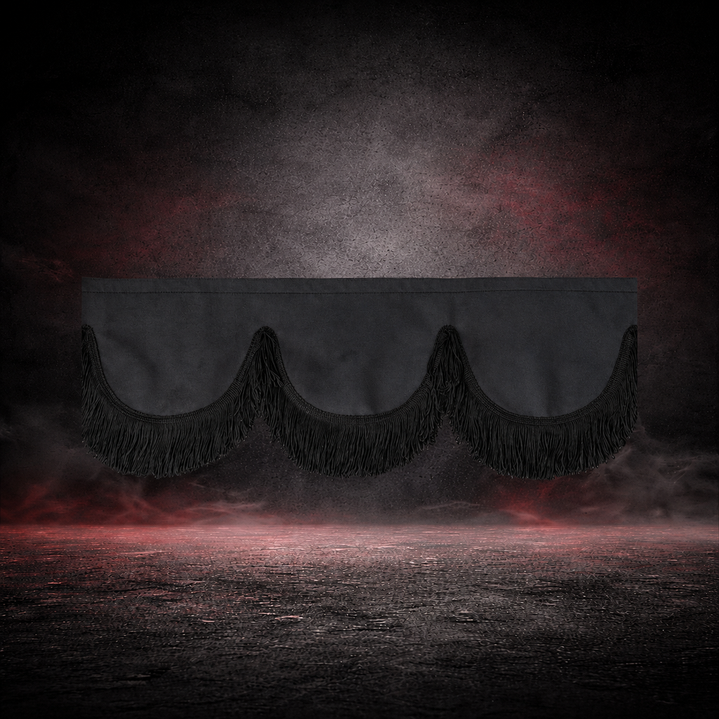 BLACK CURTAIN SET