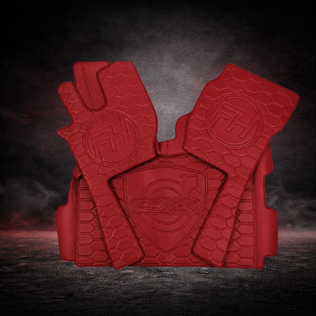 Truck Floor Mat Set Leather With logo