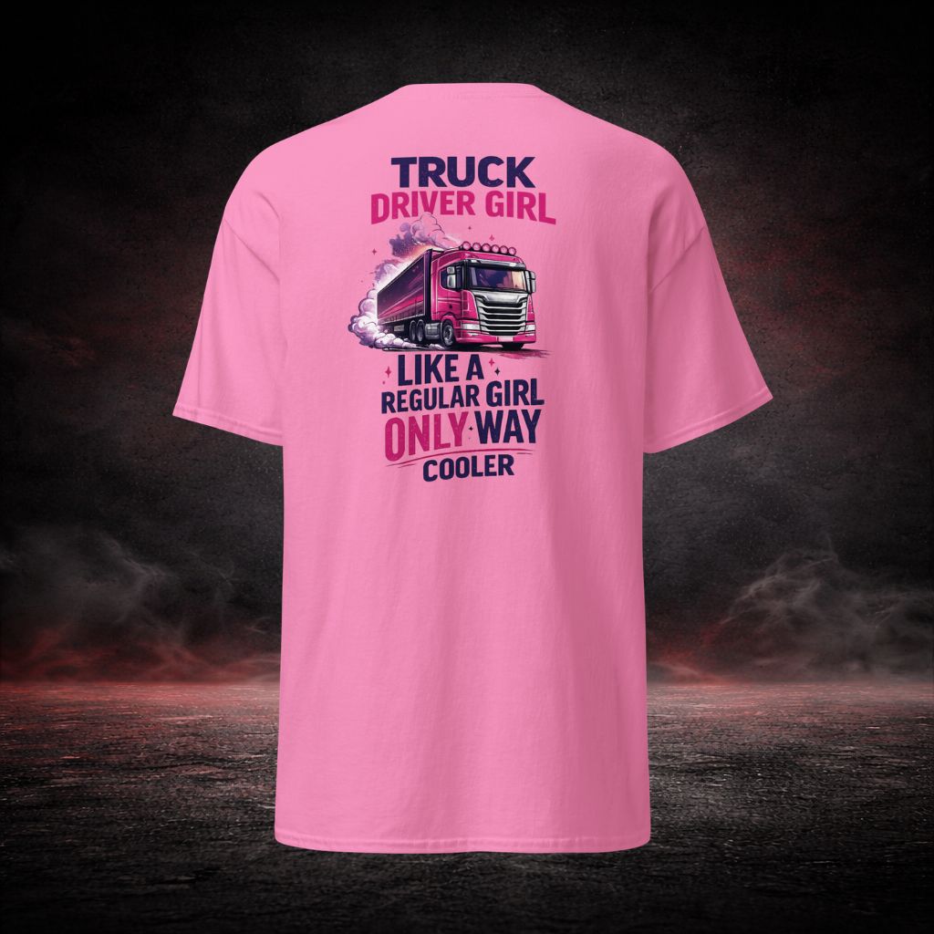 WOMAN T-SHIRT- TRUCK DRIVER GIRL