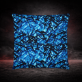 DANISH PLUCHE PILLOW BLUE