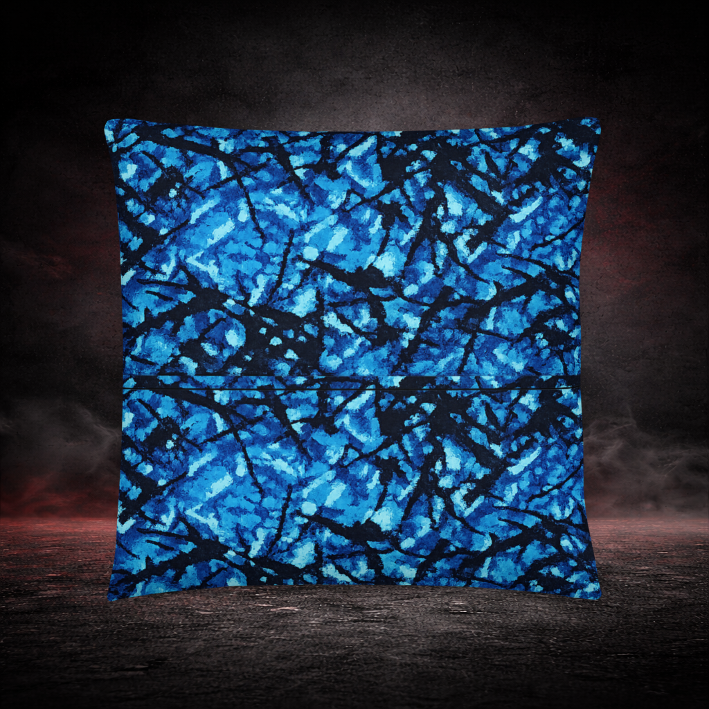 DANISH PLUCHE PILLOW BLUE