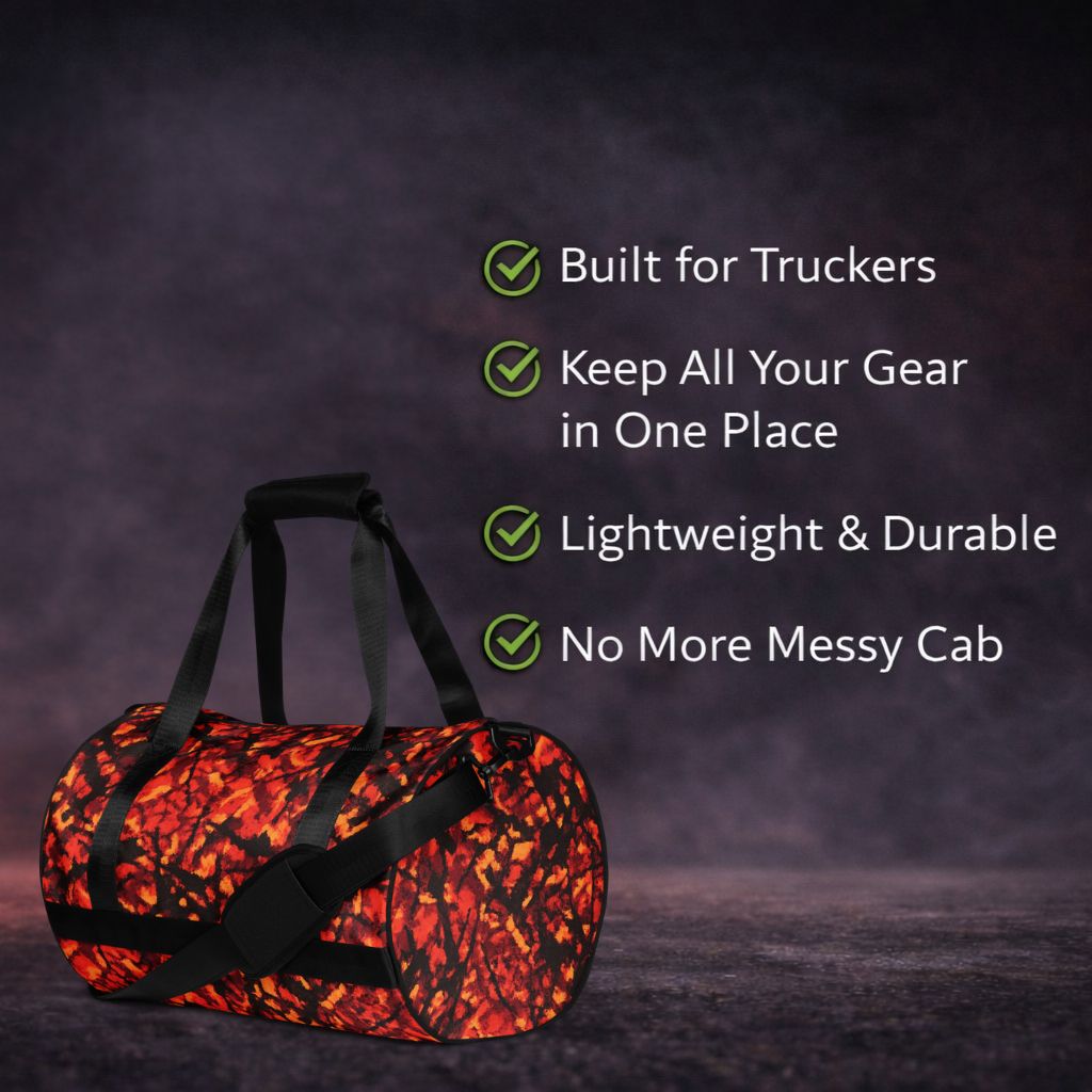 DANISH PLUCHE TRAVELBAG RED