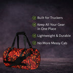DANISH PLUCHE TRAVELBAG RED