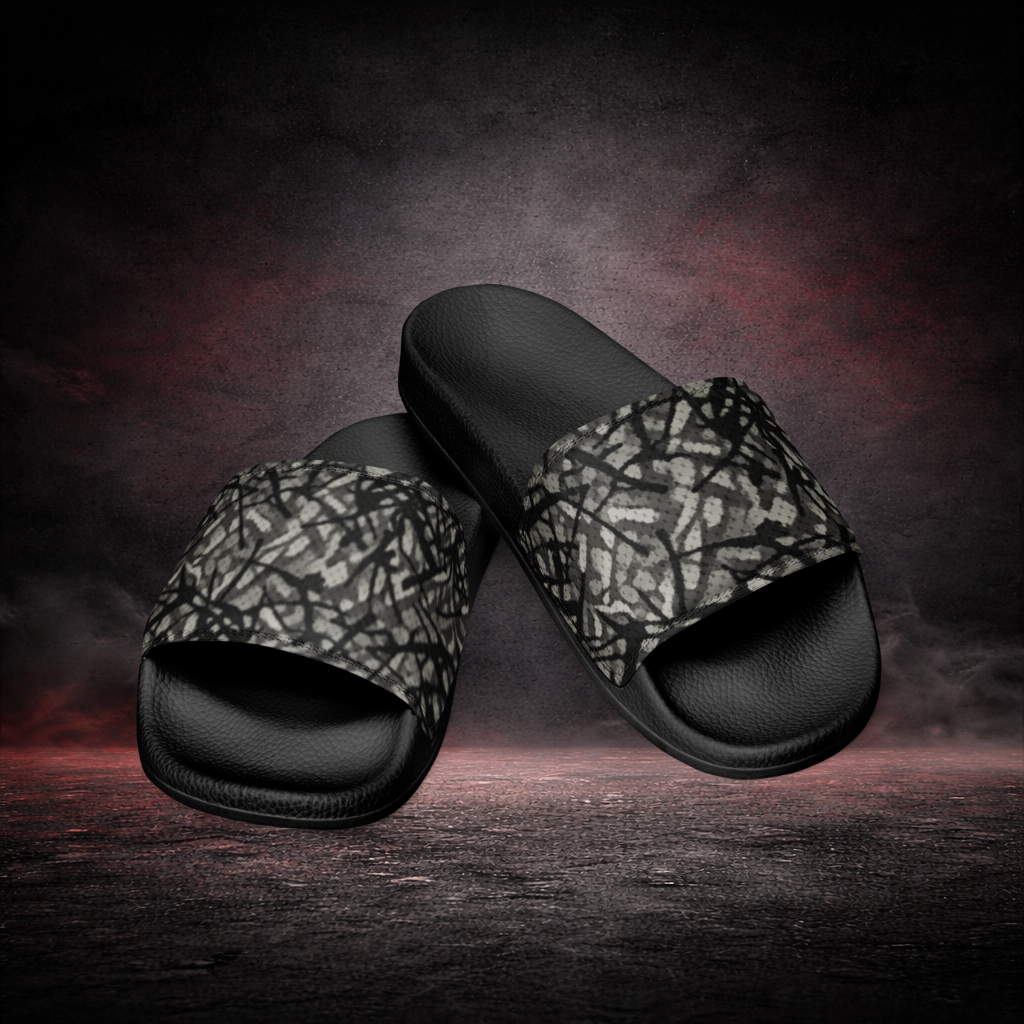 SLIDES - DANISH PLUCHE GREY