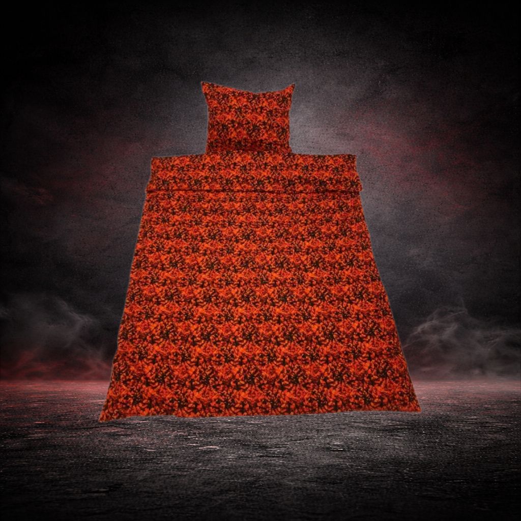 BED COVER 140x200 RED DANISH PLUSH