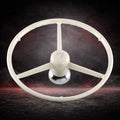 3-Spoke Steering Wheel for Scania R Series Steamline & NextGen | White with Vabis Logo