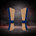 BLUE DANISH PLUSH TRUCK CURTAINS BEIGE