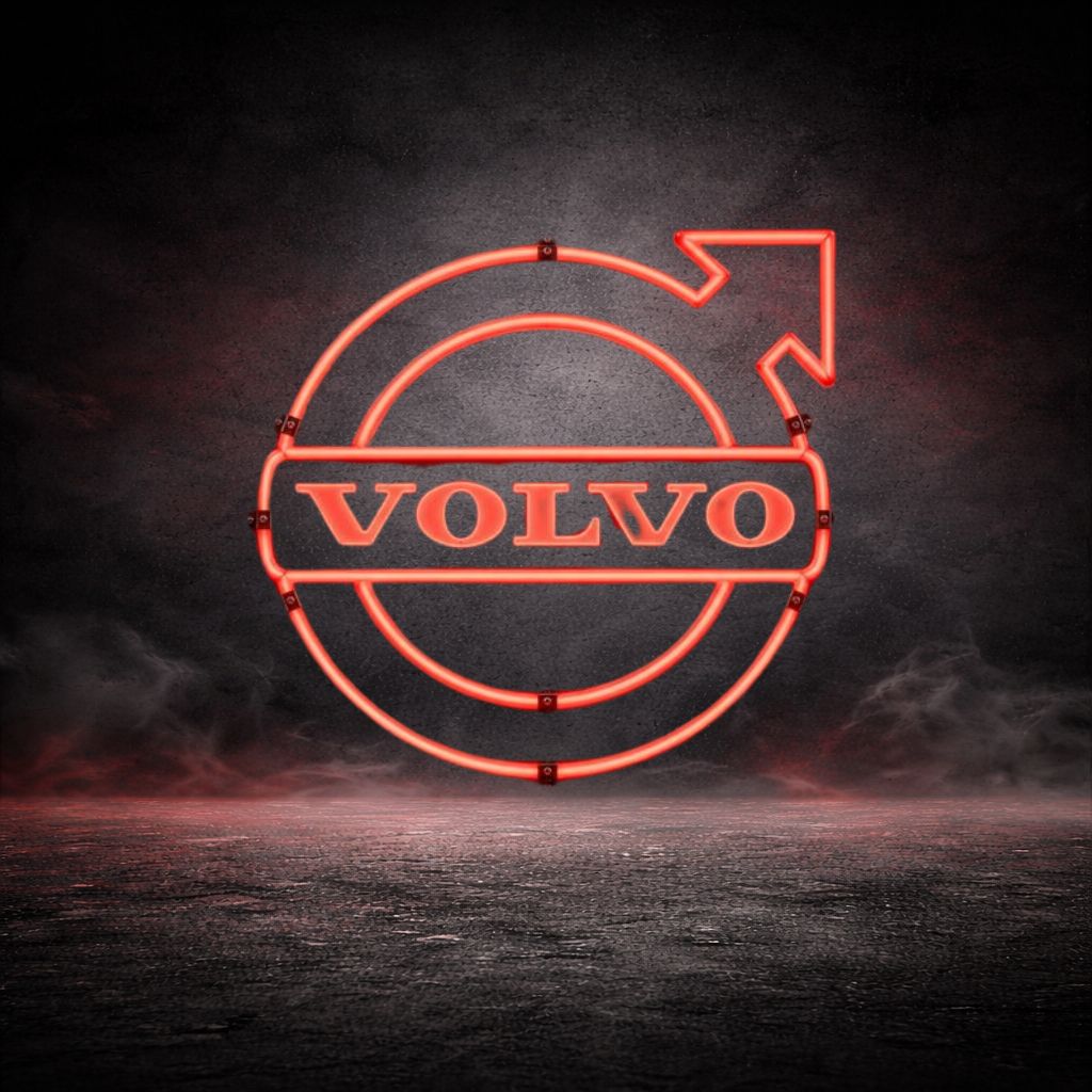 Volvo Logo LED Sign 70CM