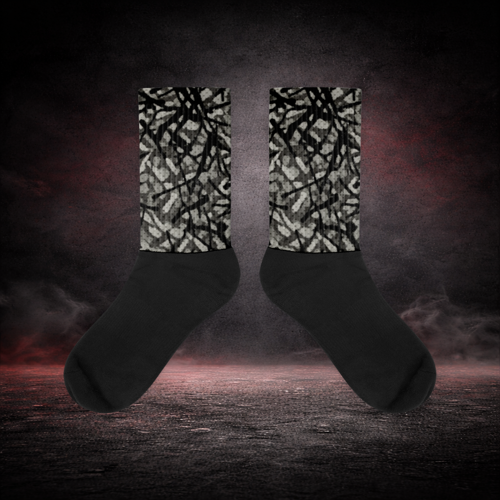 SOCKS - GREY DANISH PLUCHE