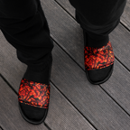 SLIDES - DANISH PLUCHE RED