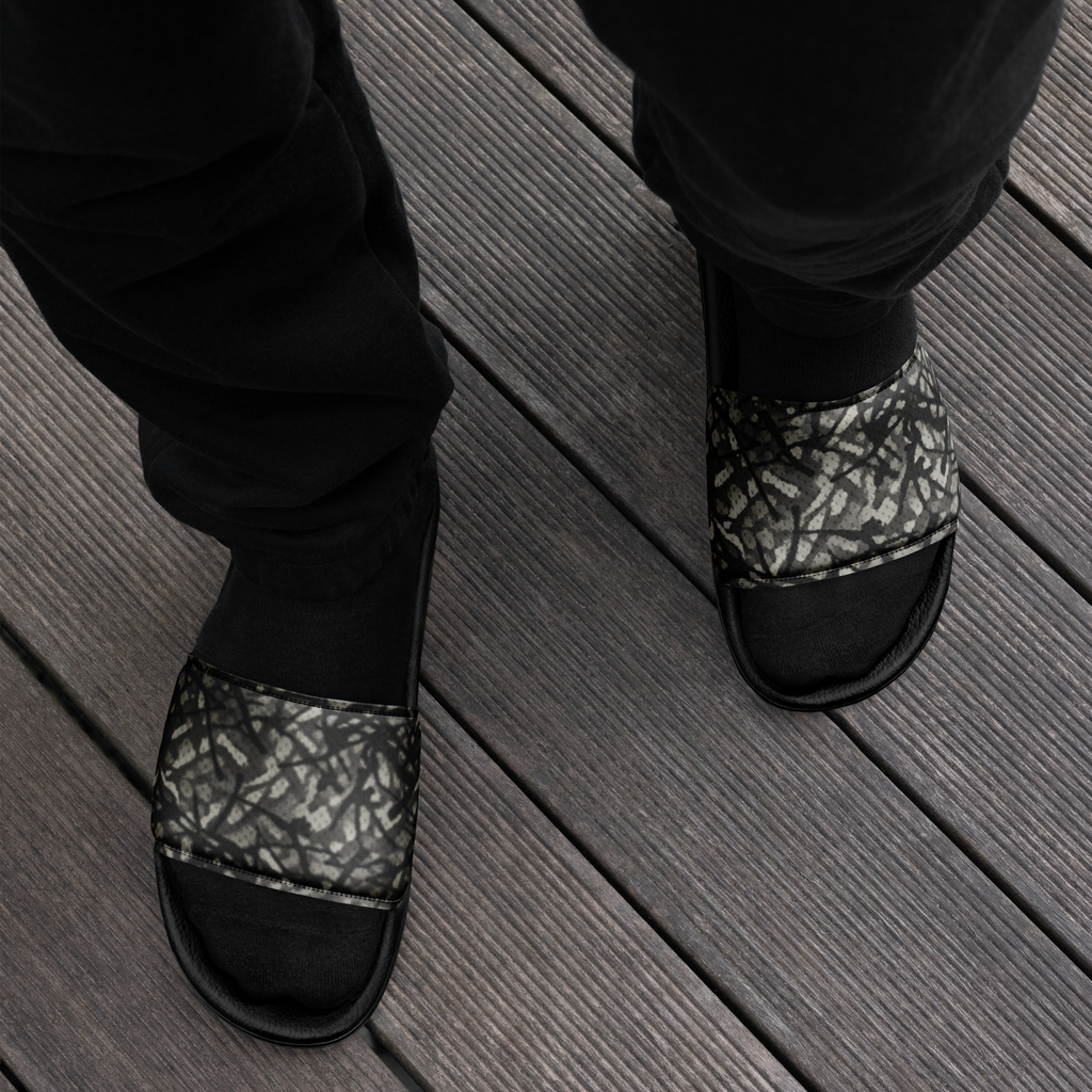 SLIDES - DANISH PLUCHE GREY