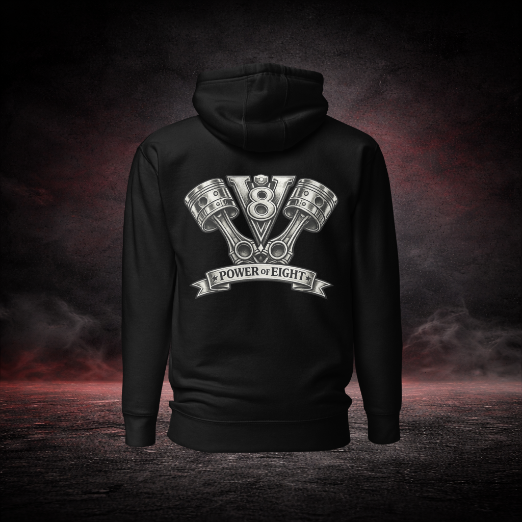 HOODIE - POWER OF EIGHT V8