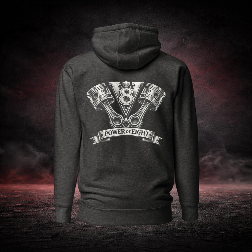 HOODIE - POWER OF EIGHT V8