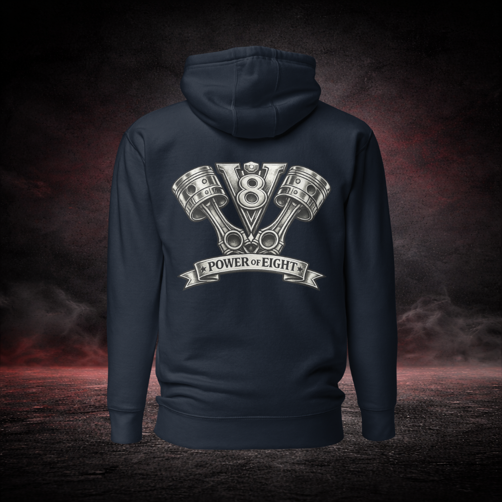 HOODIE - POWER OF EIGHT V8