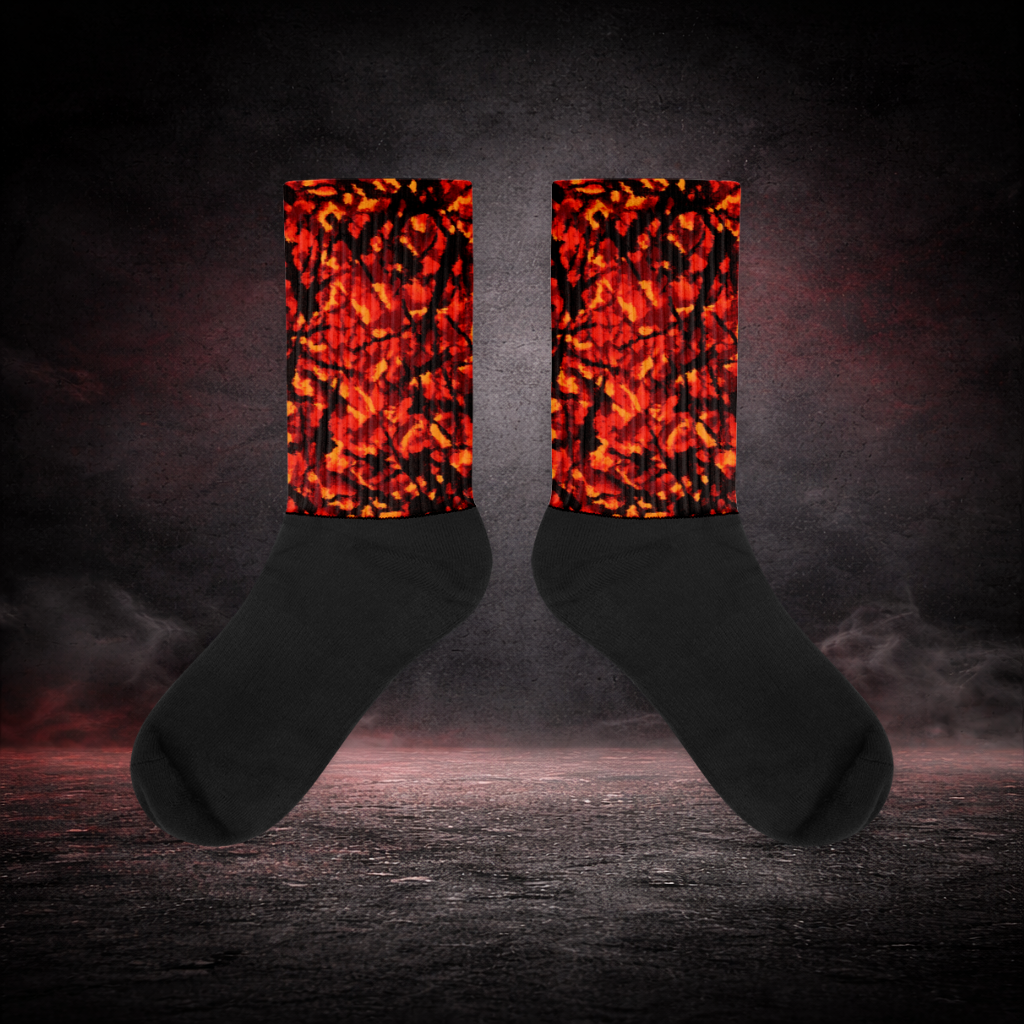 SOCKS - RED DANISH PLUCHE