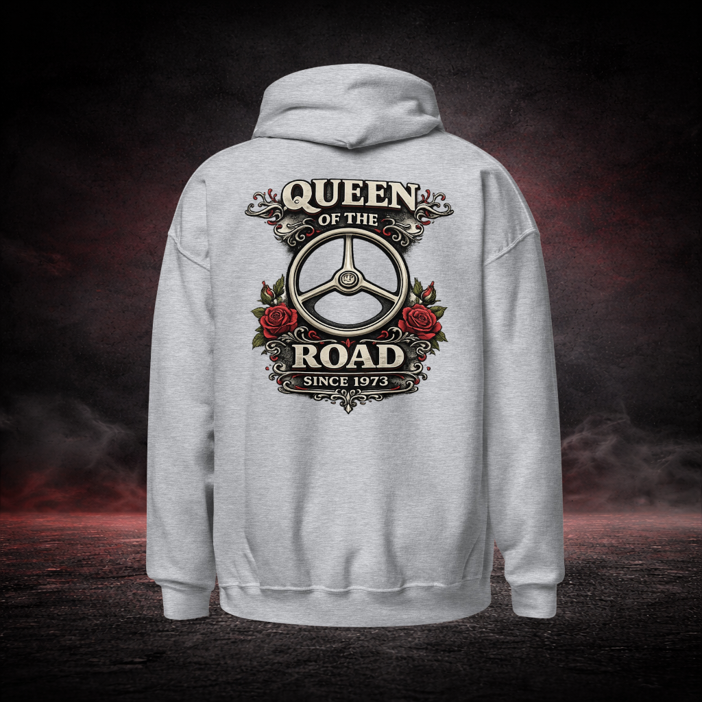 WOMAN HOODIE - QUEEN OF THE ROAD
