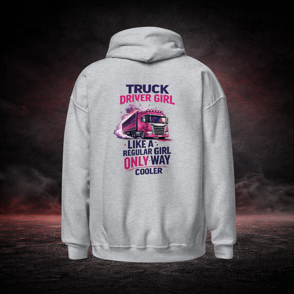 WOMAN HOODIE - TRUCK DRIVER GIRL