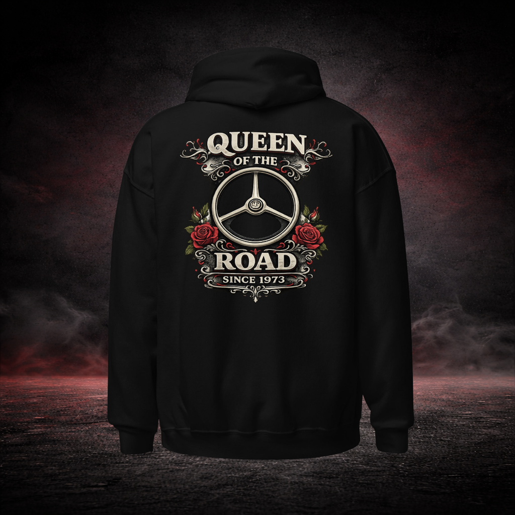 WOMAN HOODIE - QUEEN OF THE ROAD