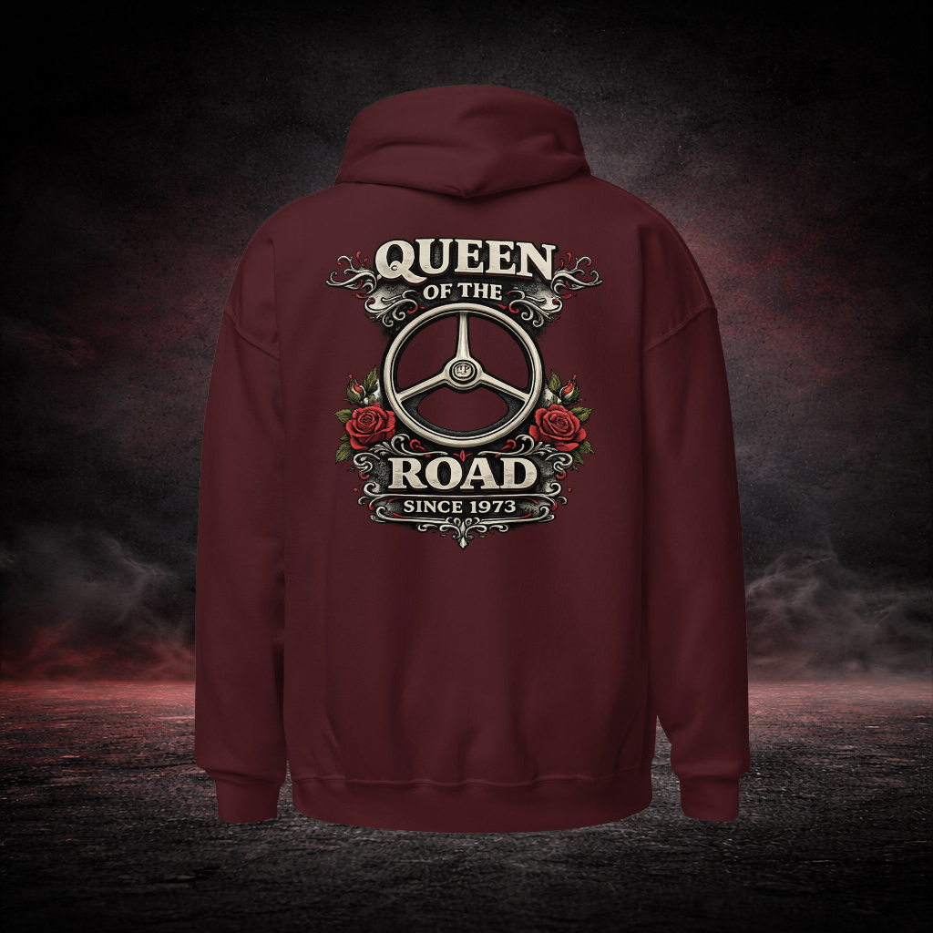 WOMAN HOODIE - QUEEN OF THE ROAD