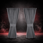 GRAY CURTAIN SET