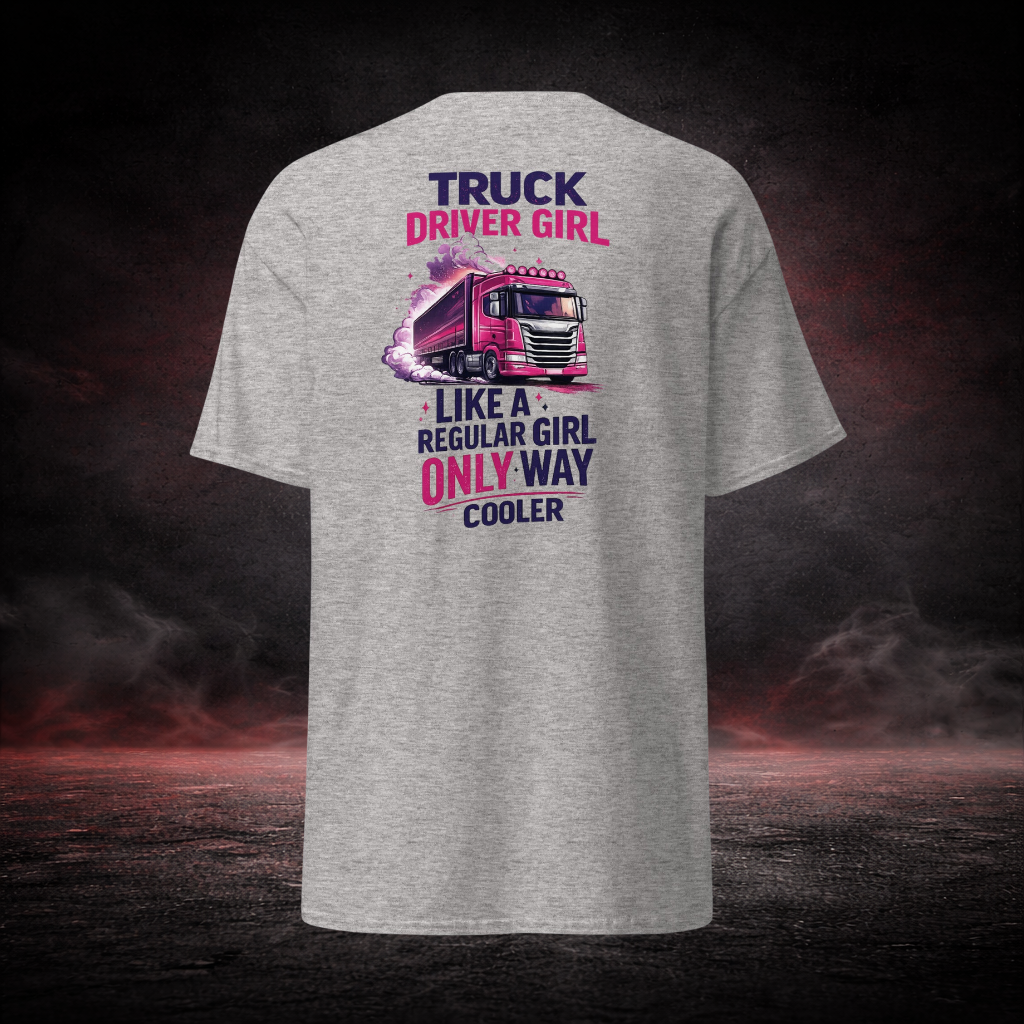 WOMAN T-SHIRT- TRUCK DRIVER GIRL