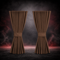 BROWN CURTAIN